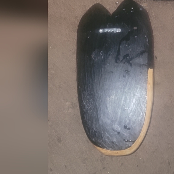 VINTAGE HANDCARVED WOODEN 6X12" WALL SCULPTURED WALL MASK - Picture 9 of 9